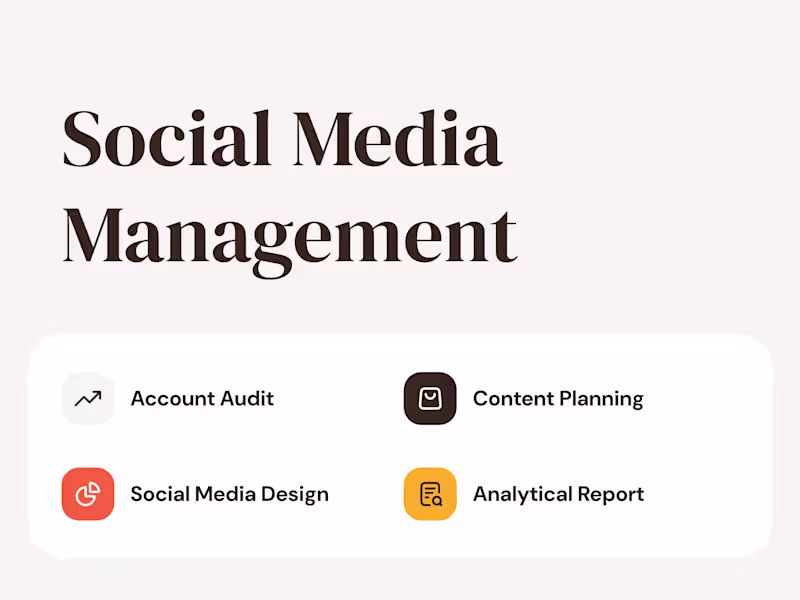 Cover image for Social Media Management