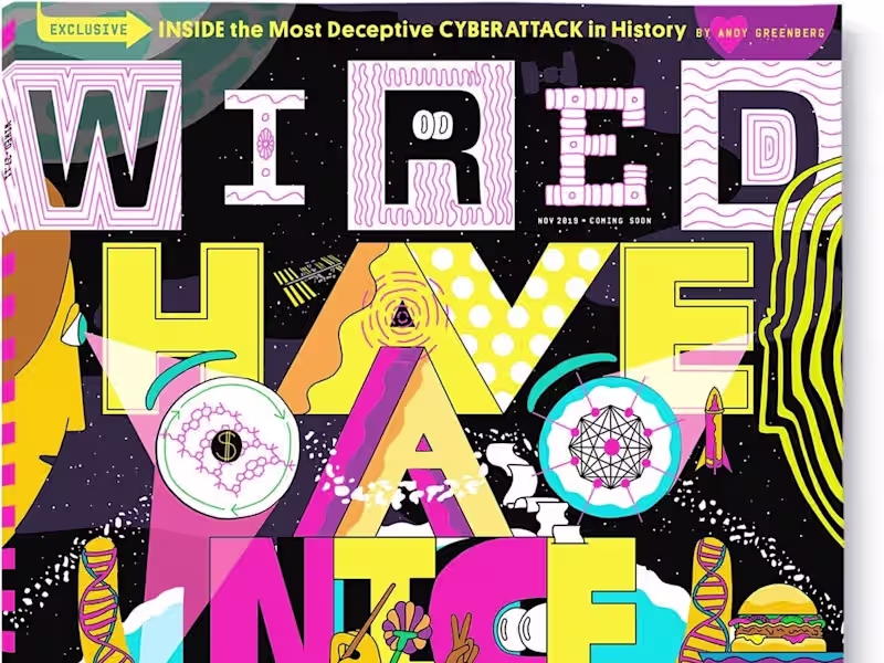Cover image for Artwork for WIRED Magazine November Issue 2019