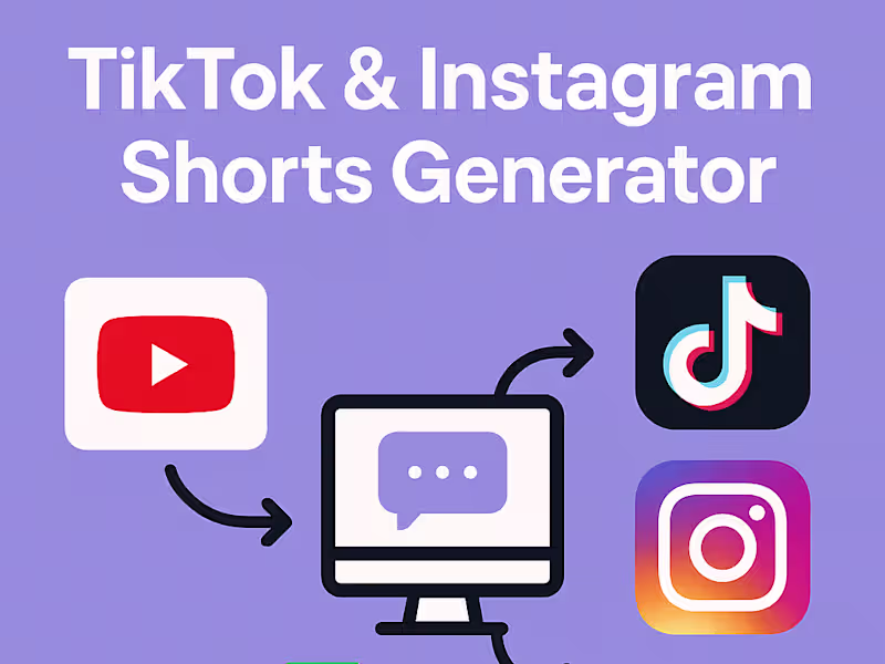 Cover image for TikTok & Instagram Reels Generator: An automated content wor...
