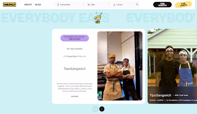 Cover image for Noshly is the ideal platform