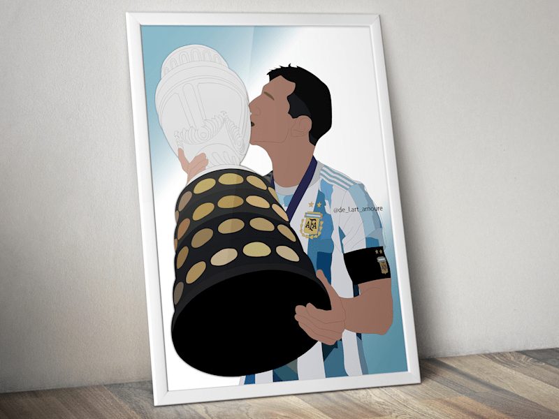 Cover image for Lionel Messi - Campeones de la Copa America