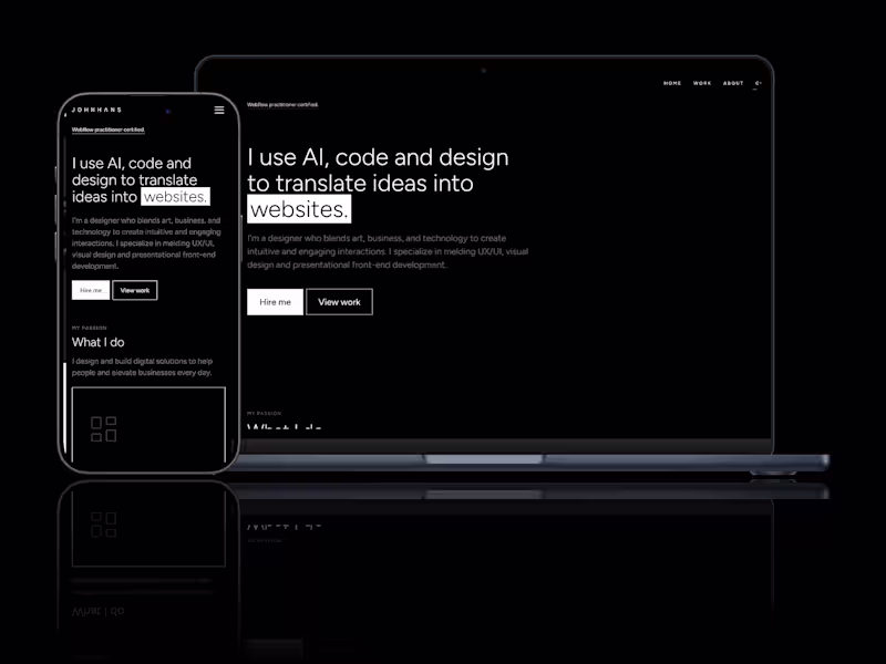 Cover image for Standard Website Design & Webflow Development