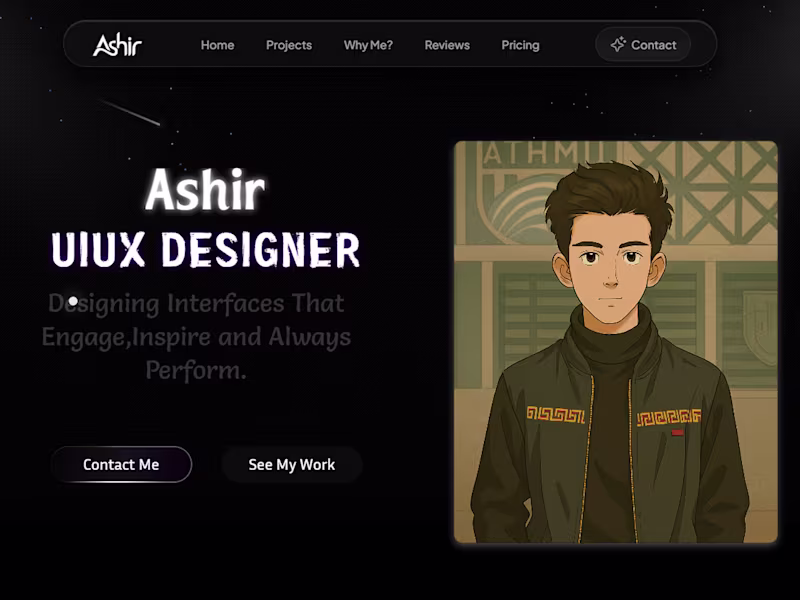 Cover image for I will design and develop portfolio website.