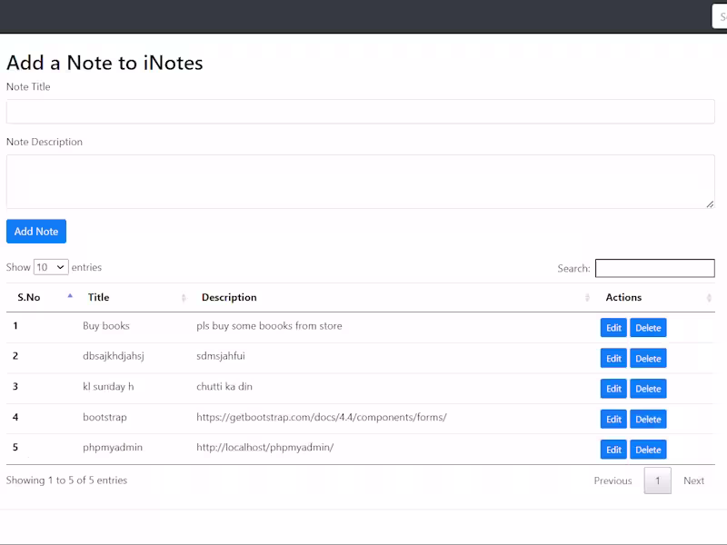 Cover image for iNotes
