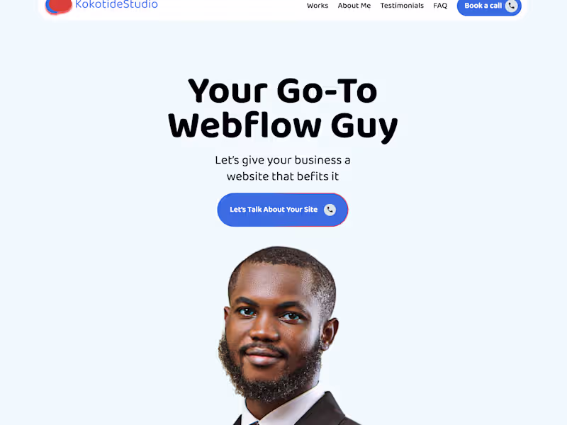Cover image for Kokotide Studio Portfolio Website