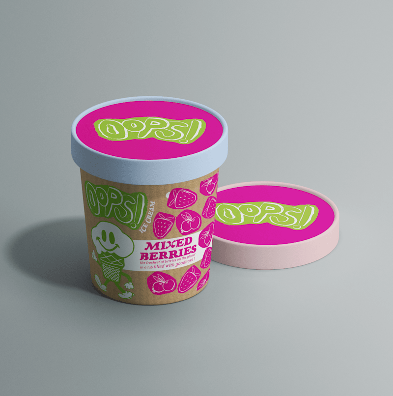 Cover image for Oops Ice Cream