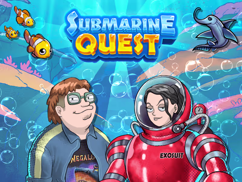 Cover image for Submarine Quest Game Creative Design