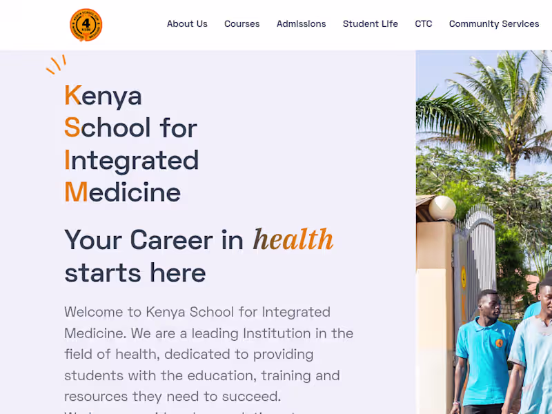 Cover image for KSIM College Website Design and Development