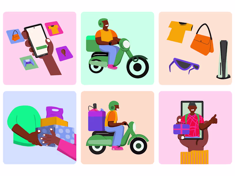 Cover image for Illustrations for websites, brand design and products