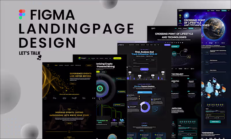 Cover image for Modern Crypto & AI Landing