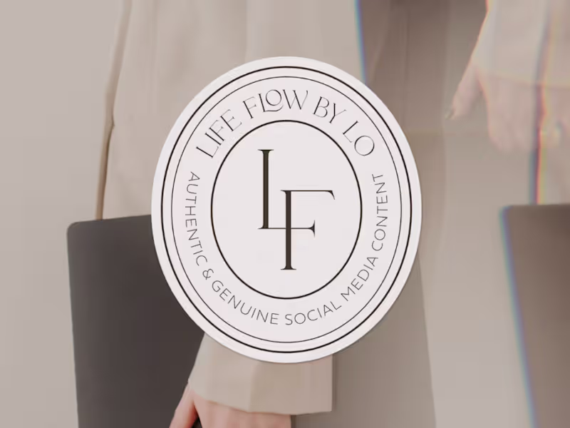 Cover image for Brand Design for Social Media Manager Life Flow by Lo