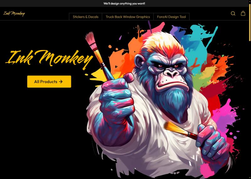 Cover image for Ink Monkey eCommerce App