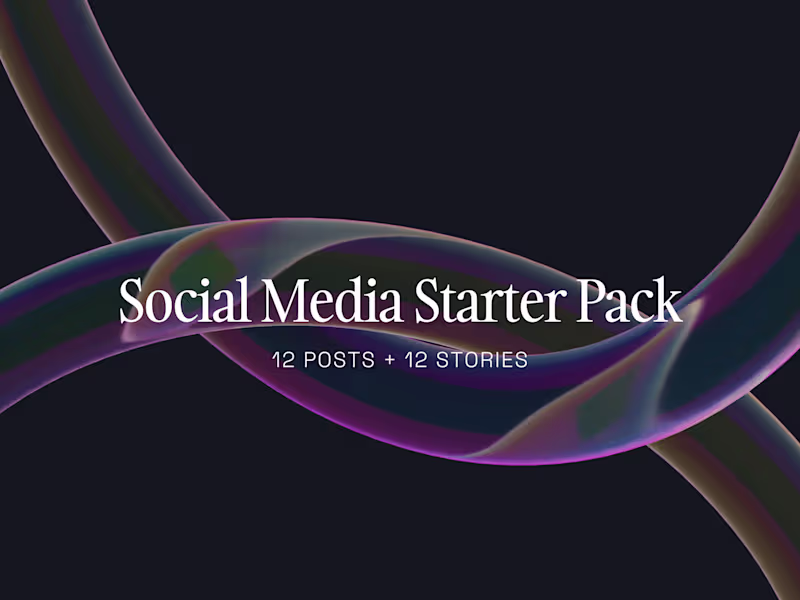Cover image for Social Media Starter Pack