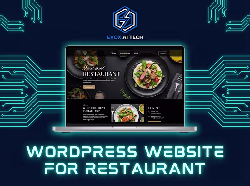 Cover image for WordPress Website for Restaurant — SEO Optimized