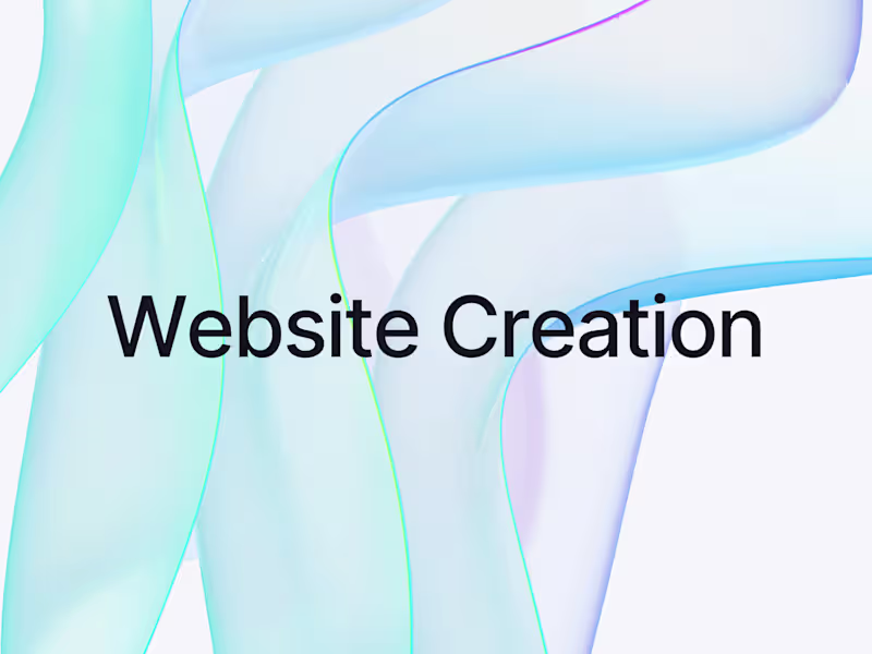 Cover image for custom made website✨ 