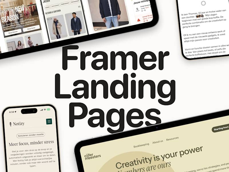 Cover image for Framer Landing Pages