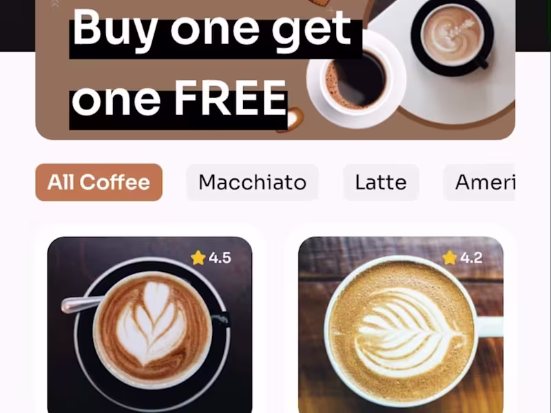 Cover image for Coffee Store Mobile App