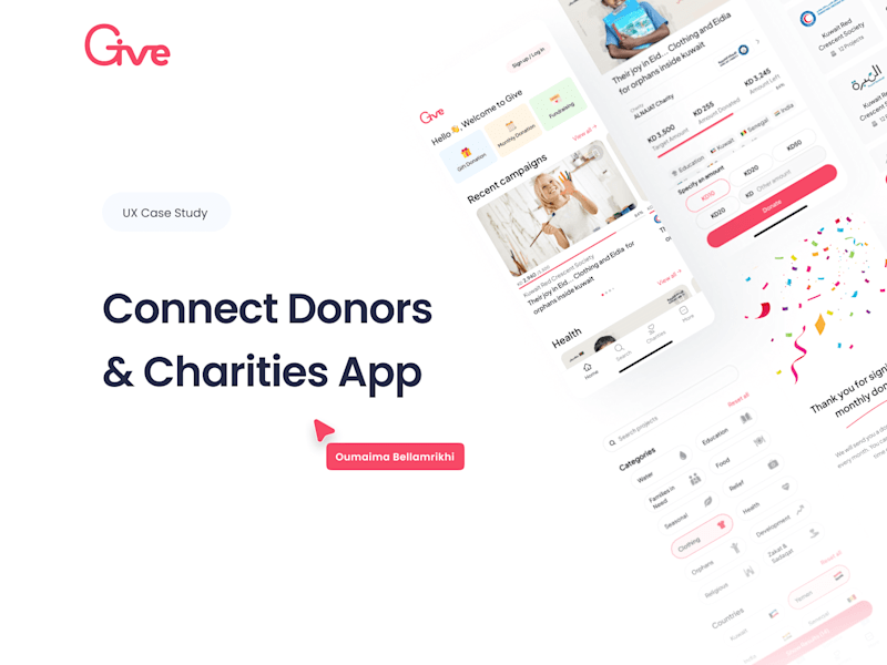 Cover image for Case Study: Connecting Donors & Active Charities Mobile App