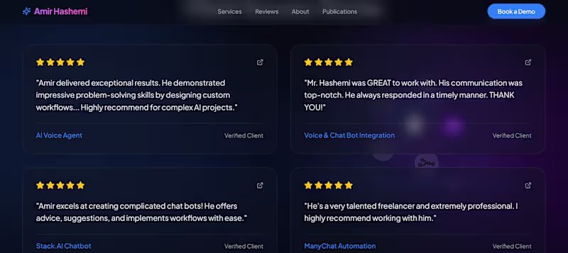 Cover image for Just a little phony here! I'm proud of a 100% client satisfa...