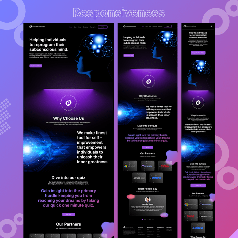 Cover image for Responsive Website/Landing Page
