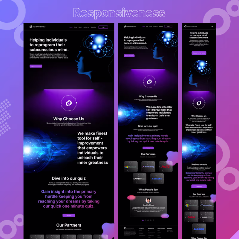 Cover image for Responsive Website/Landing Page