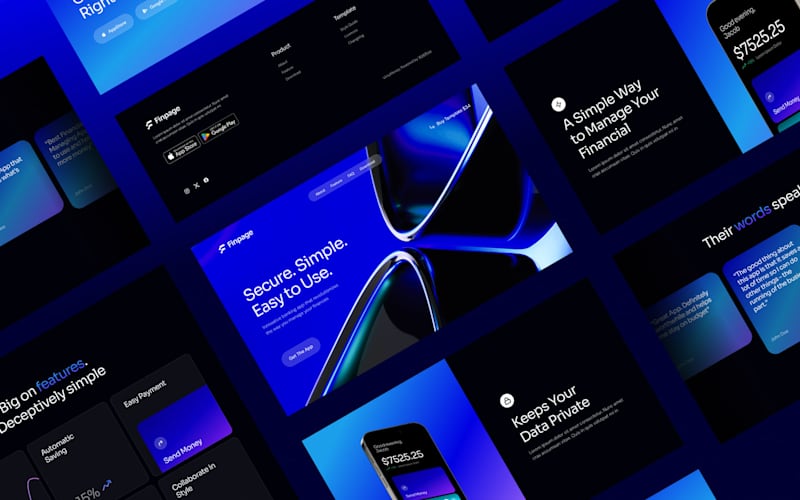 Cover image for Mobile App | Landing Page