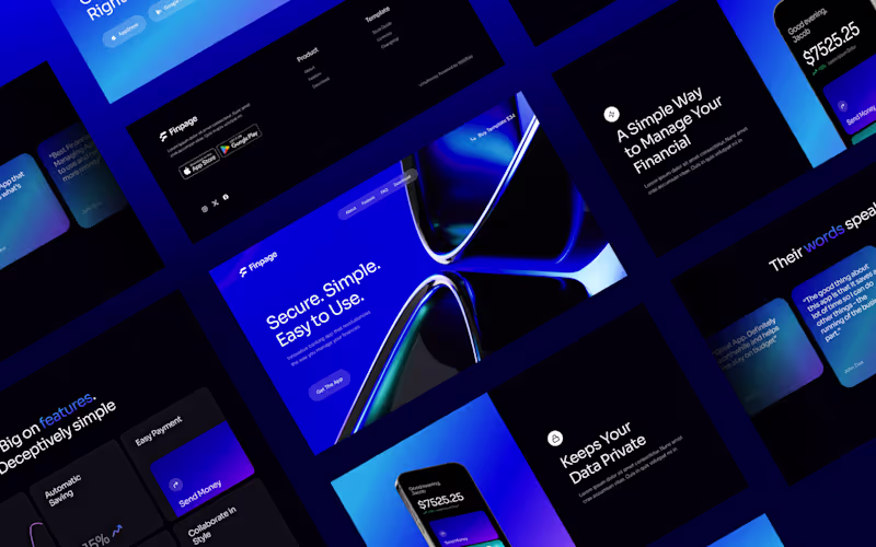 Cover image for Mobile App | Landing Page