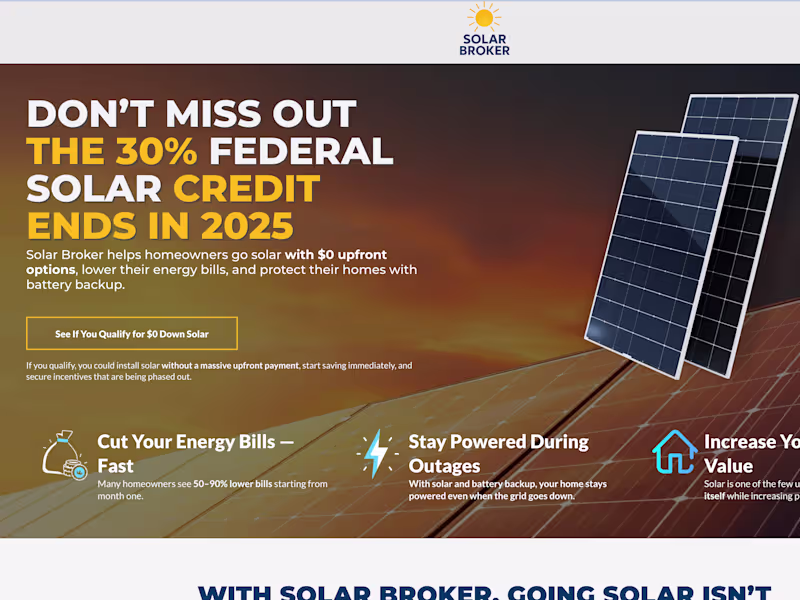 Cover image for Funnel Design For A Solar Company