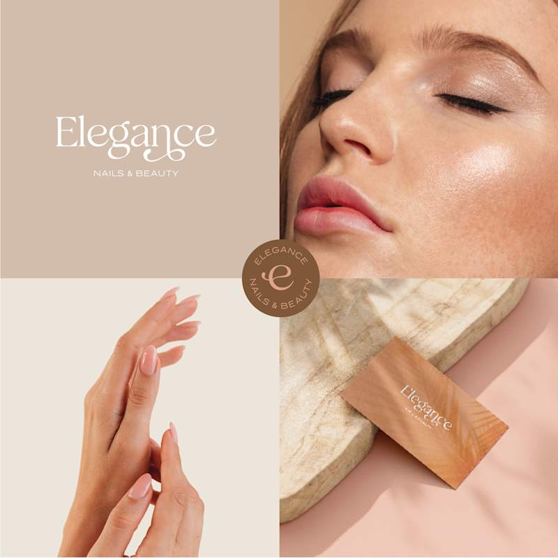 Cover image for Elegance Nails & Beauty Brand Design