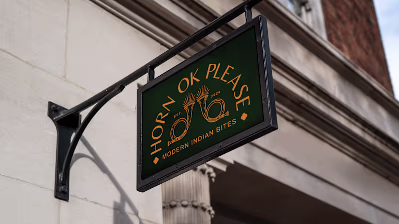 Cover image for HORN OK PLEASE – Branding & Packaging