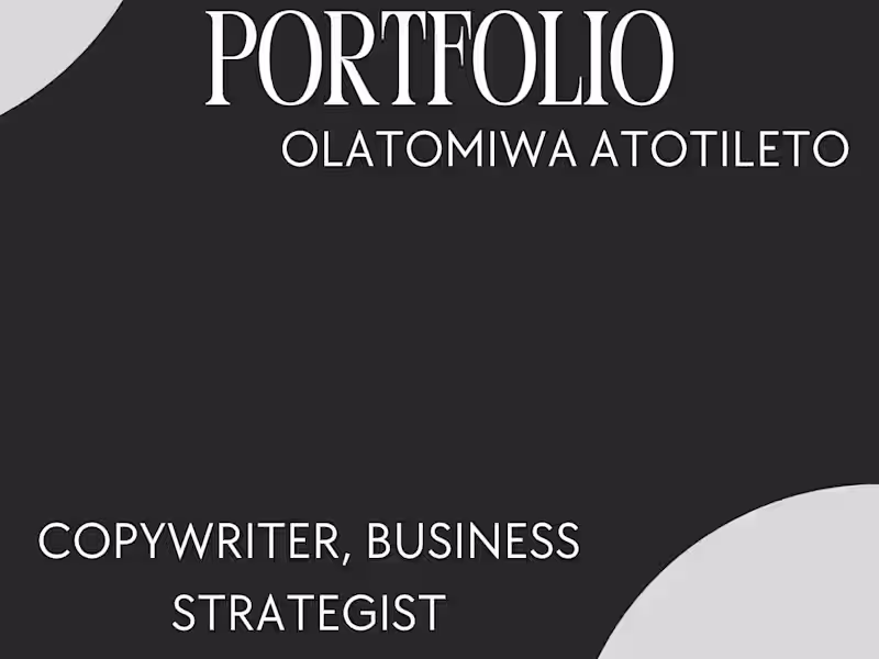 Cover image for Comprehensive Copywriting Services