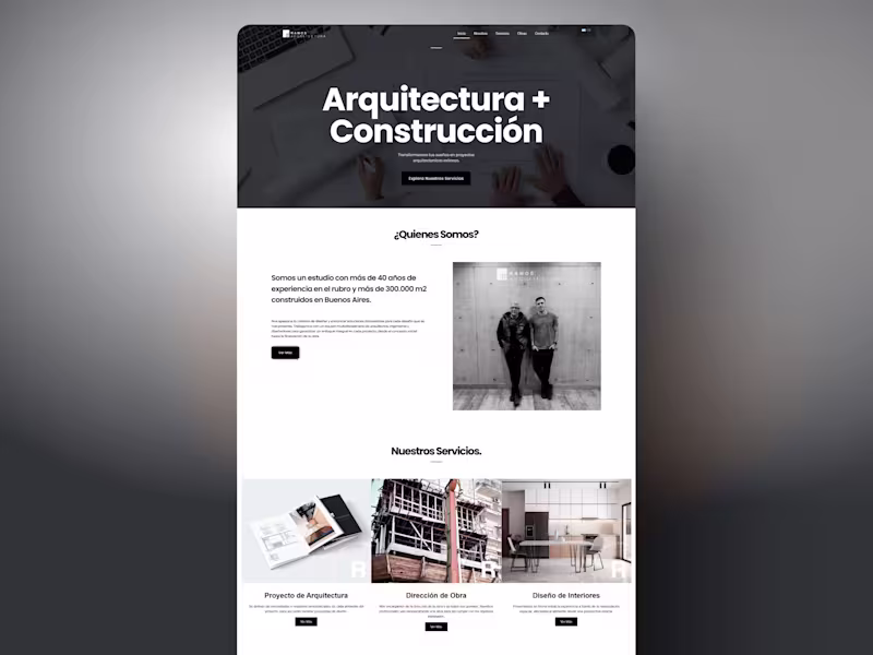 Cover image for Website Redesign for Ramos Arquitectura