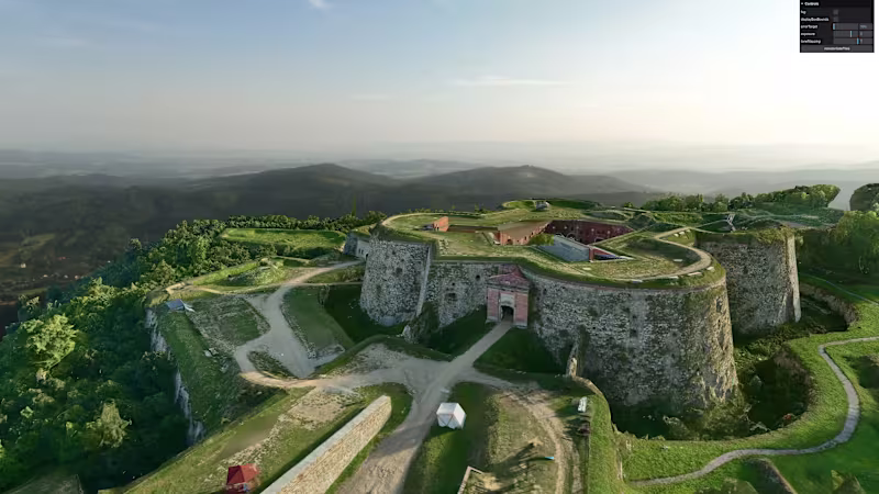 Cover image for 17th-Century Fortress – UAV 3D Scanning & Web-Based Virtual ...