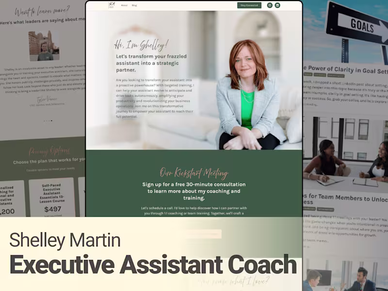 Cover image for SCM Executive Solutions – Kajabi Website & Course