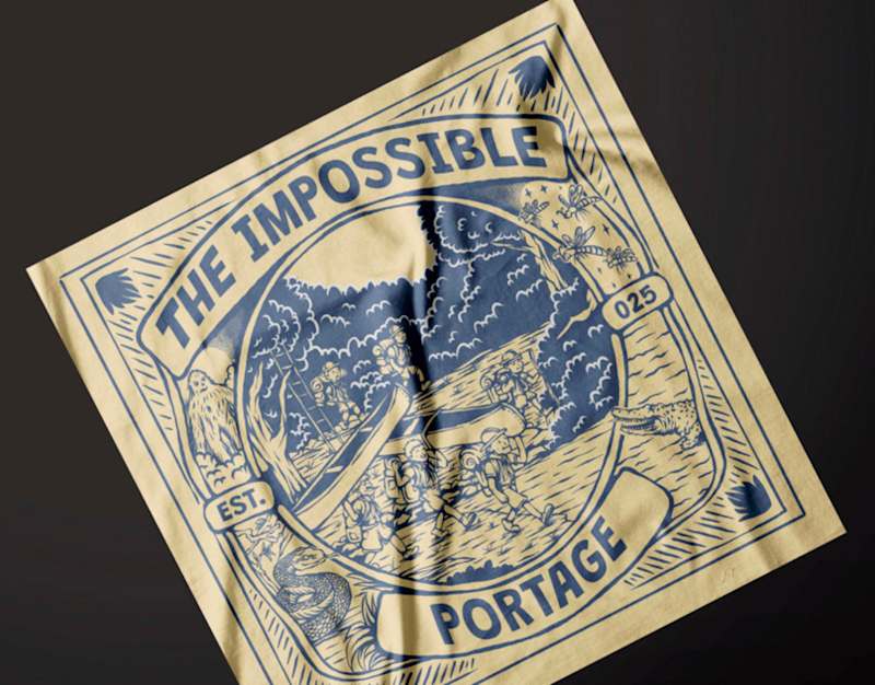Cover image for THE IMPOSSIBLE PORTAGE