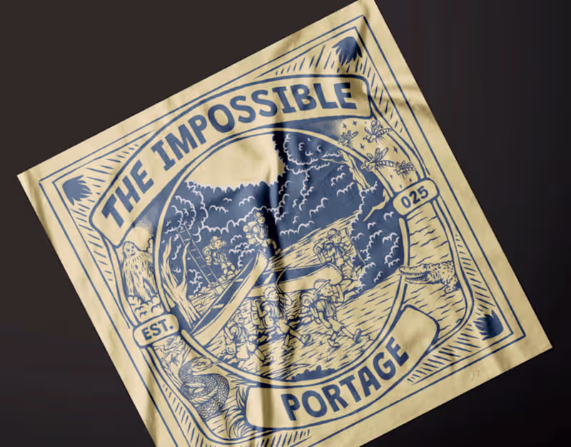 Cover image for THE IMPOSSIBLE PORTAGE