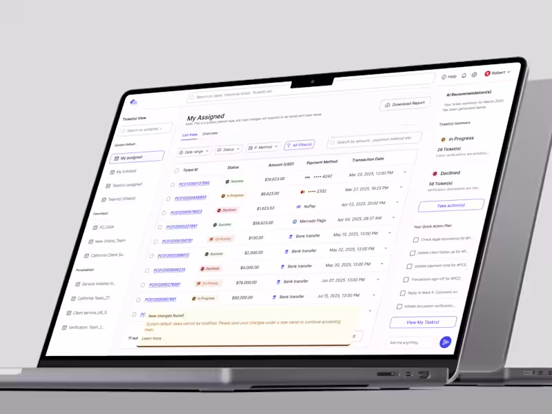 Cover image for AI-Powered Payments Platform — Operational