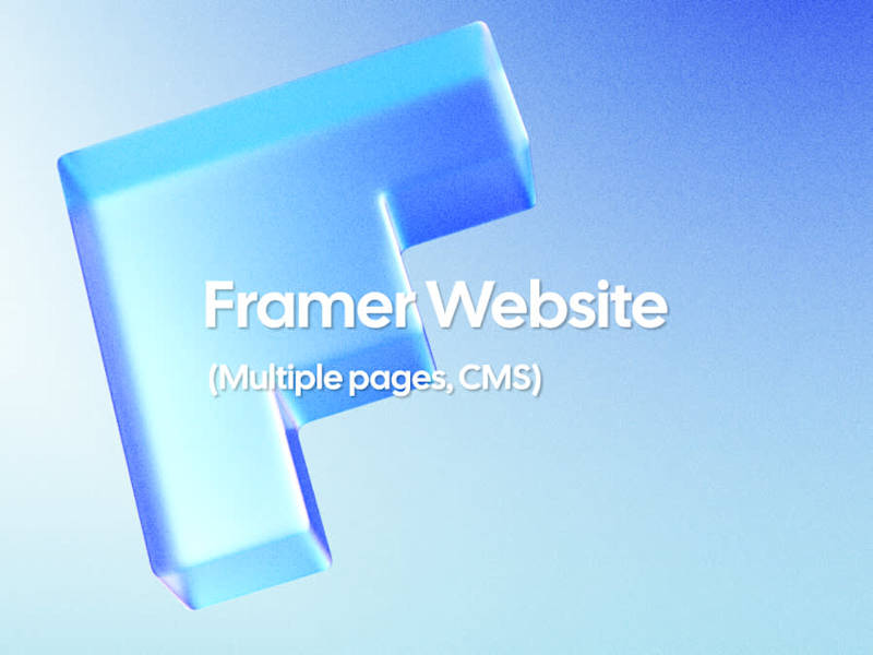Cover image for Multi-page Framer Website