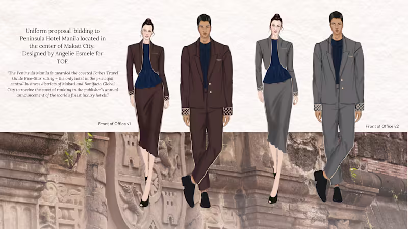 Cover image for Peninsula Hotel Uniform Design Proposal 