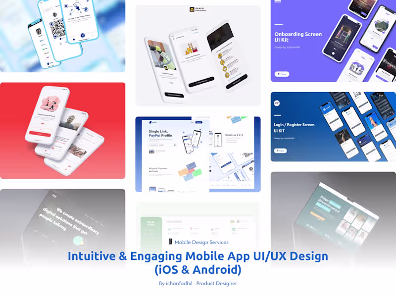 Cover image for Intuitive & Engaging Mobile App UI/UX Design (iOS & Android)
