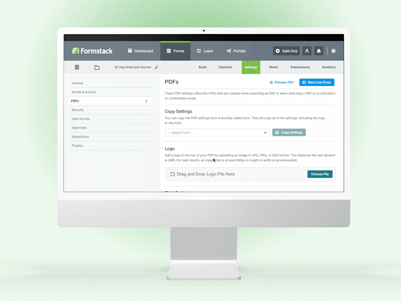 Cover image for Formstack | Revamping SaaS Exports for Improved Usability