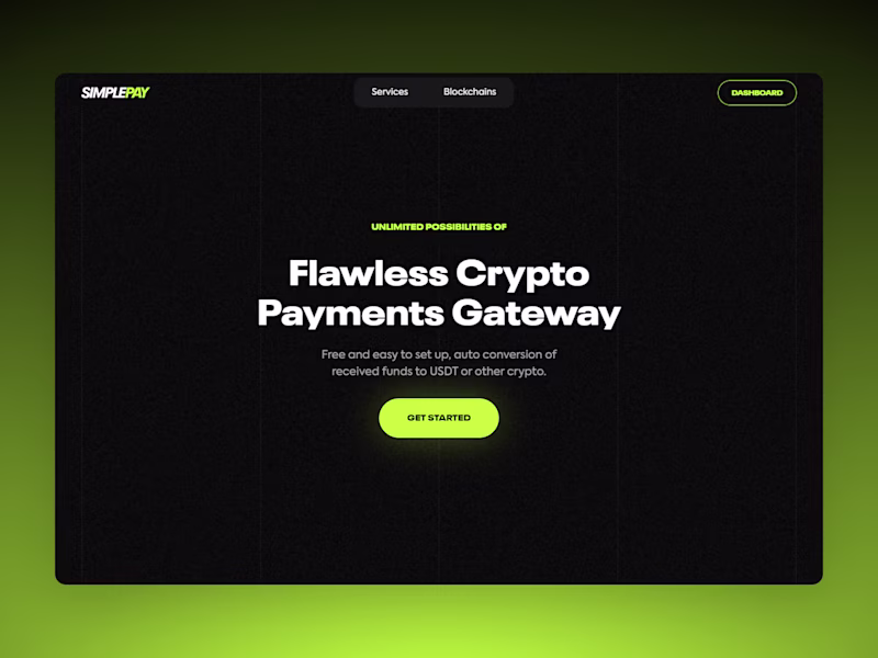 Cover image for SimplePay - Crypto Paymens Gateway