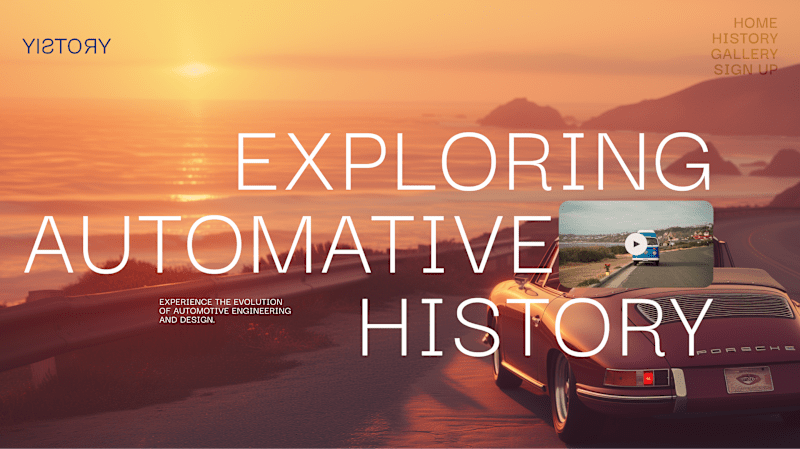 Cover image for Yistory - Exploring Automotive History