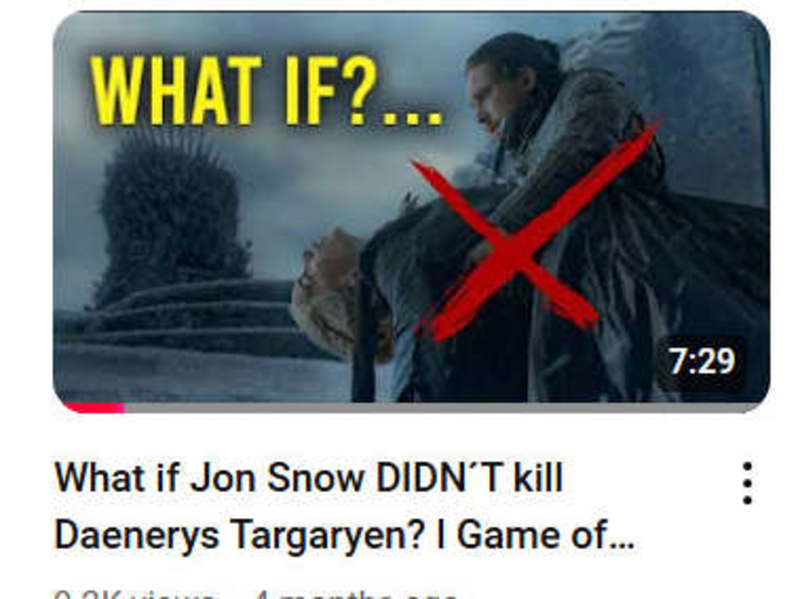 Cover image for What if Jon Snow DIDN´T kill Daenerys Targaryen? l Game of Thro…