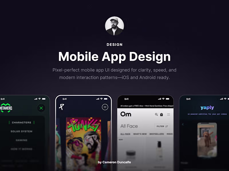 Cover image for Mobile App Design