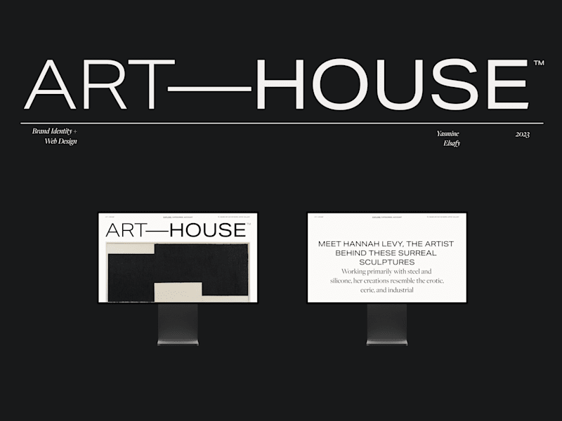 Cover image for Web + Brand Design: ARTHOUSE