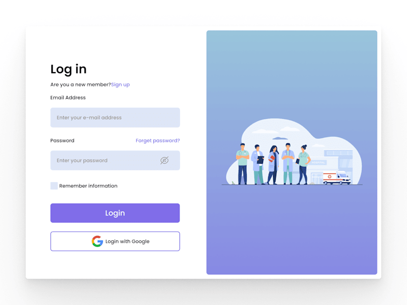 Cover image for Login & Sign-Up UI Design