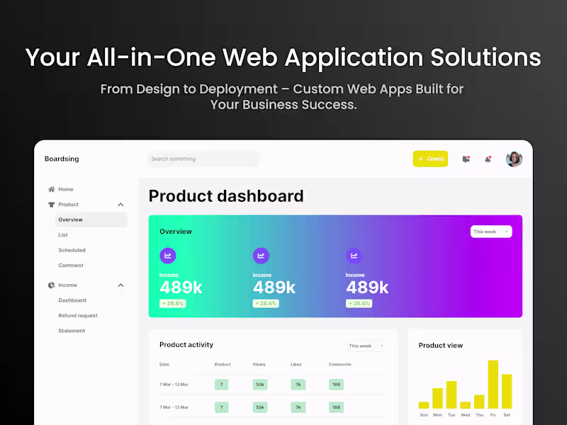 Cover image for Custom Web Applications: Design & Development Tailored to You