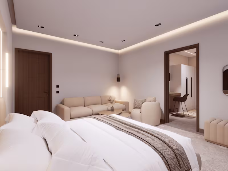 Cover image for Minimalistic modern bedroom design