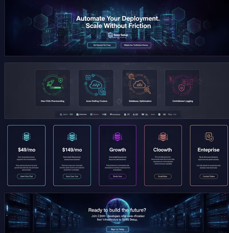Cover image for WEBSITE & LANDING PAGE COPY FOR SAAS Role: Landing Page Copy...